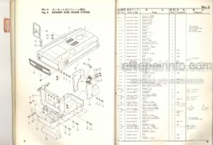 Photo 6 - Iseki TX1300 TX1500 Parts Catalog Tractor