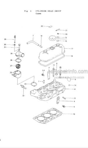 Photo 6 - Iseki TX2140 Parts Catalog Tractor 1400-098-0111-0