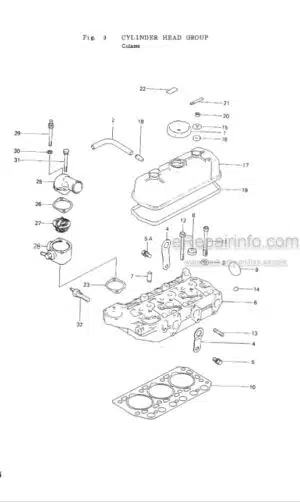 Photo 6 - Iseki TX2140 Parts Catalog Tractor 1400-098-0111-0