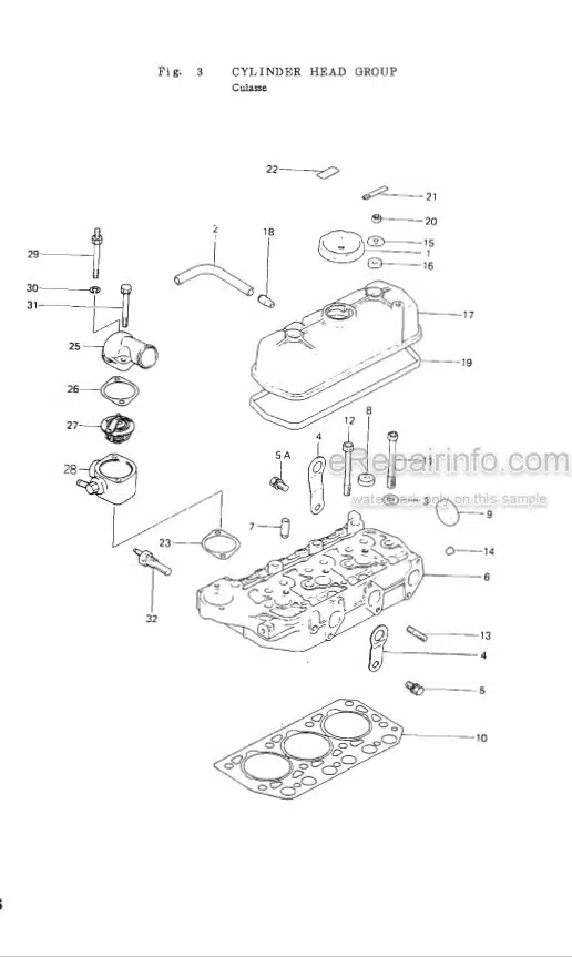 Photo 1 - Iseki TX2140 Parts Catalog Tractor 1400-098-0111-0