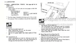 Photo 6 - Iseki TX2160 TX2140 Operation Manual Tractor