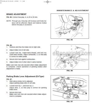 Photo 2 - Iseki TXG23 Operation Manual Tractor 0303-01-300