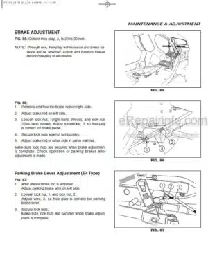 Photo 5 - Iseki TXG237F3 Operators Manual Tractor 1739-912-102-0