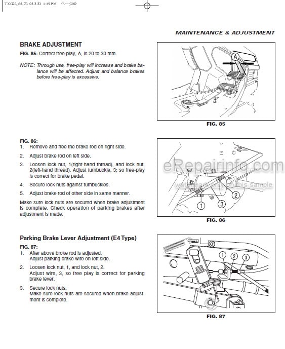 Photo 1 - Iseki TXG23 Operation Manual Tractor 0303-01-300