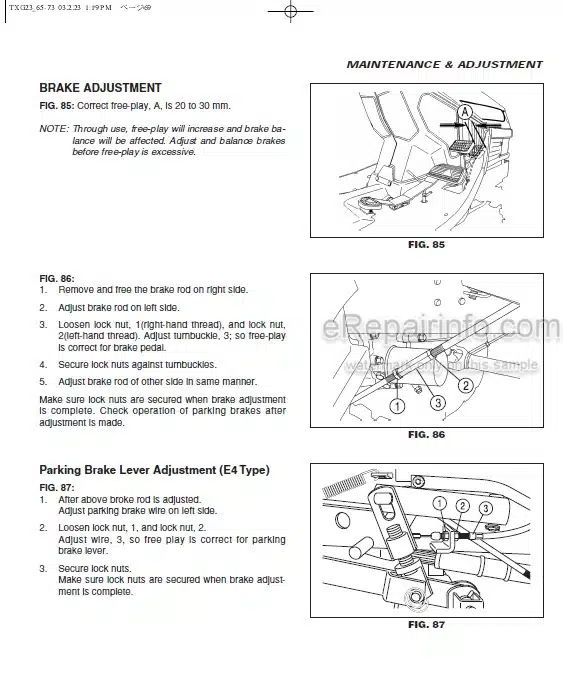 Photo 1 - Iseki TXG23 Operation Manual Tractor 0303-01-300