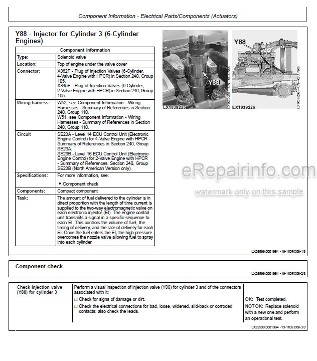 Photo 1 - John Deere 7130 7230 7330 7430 7530 Premium Diagnostic Technical Manual Tractor TM400019
