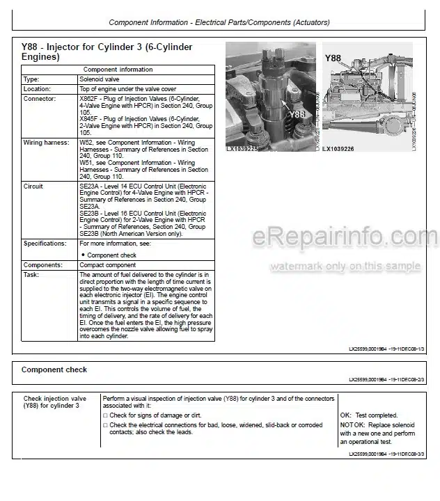 Photo 1 - John Deere 7130 7230 7330 7430 7530 Premium Diagnostic Technical Manual Tractor TM400019