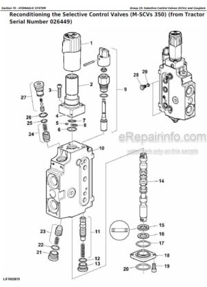 Photo 7 - John Deere 7330 Premium Repair Technical Manual Tractor TM400219