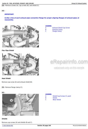 Photo 6 - John Deere 8320RT 8345RT 8370RT Repair Manual Tractor TM119319