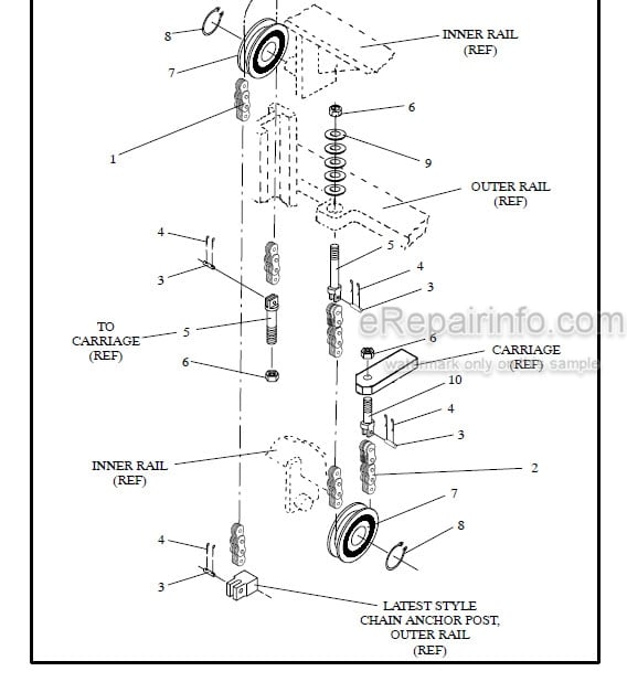 Photo 1 - Manitou 5600 Parts Manual 2-Stage Mast R397