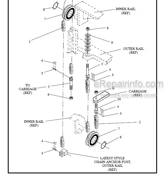 Photo 1 - Manitou 5600 Parts Manual 2-Stage Mast R397