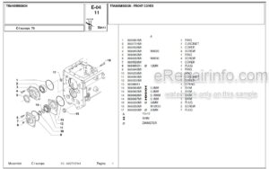 Photo 11 - McCormick C-L70 Parts Catalog Tractor