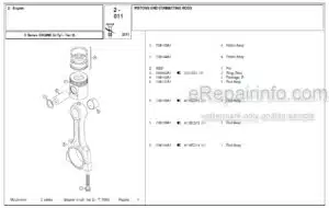 Photo 2 - McCormick C50 C60 C70 C80 C90 C100 Tier2 Parts Catalog Tractor Engine