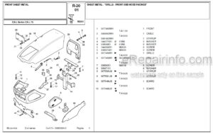 Photo 7 - McCormick CX L75 Parts Catalog Tractor