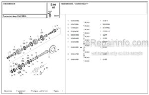 Photo 9 - McCormick F75F Parts Catalog Tractor