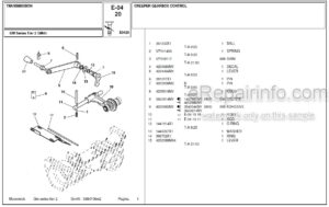 Photo 10 - McCormick GM45 Tier 2 Parts Catalog Tractor