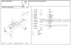 Photo 4 - McCormick GX40 GXH40 Tier3 Parts Catalog Tractor