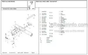 Photo 4 - McCormick GX40 GXH40 Tier3 Parts Catalog Tractor