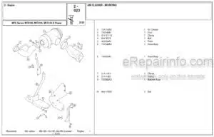 Photo 12 - McCormick MTX120 MTX135 MTX150 Parts Catalog Tractor