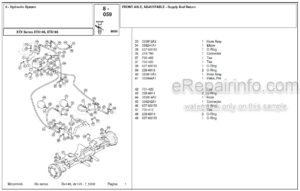 Photo 3 - McCormick XTX145 XTX165 Parts Catalog Tractor
