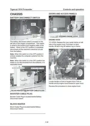 Photo 12 - Tigercat 1014 Operators Manual Forwarder 23176A