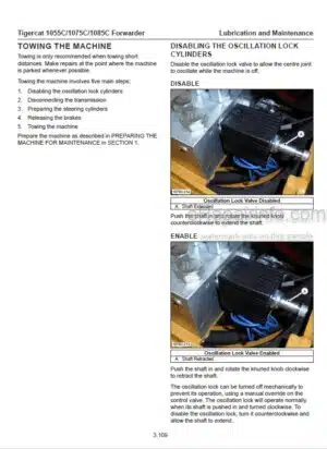 Photo 11 - Tigercat 1055C 1075C 1085C Operators Manual Forwarder 65306AENG SN3