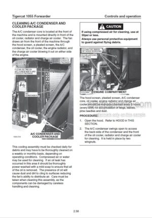 Photo 8 - Tigercat 1055 Operators Manual Forwarder 25900A