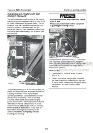 Photo 8 - Tigercat 1055 Operators Manual Forwarder 25900A