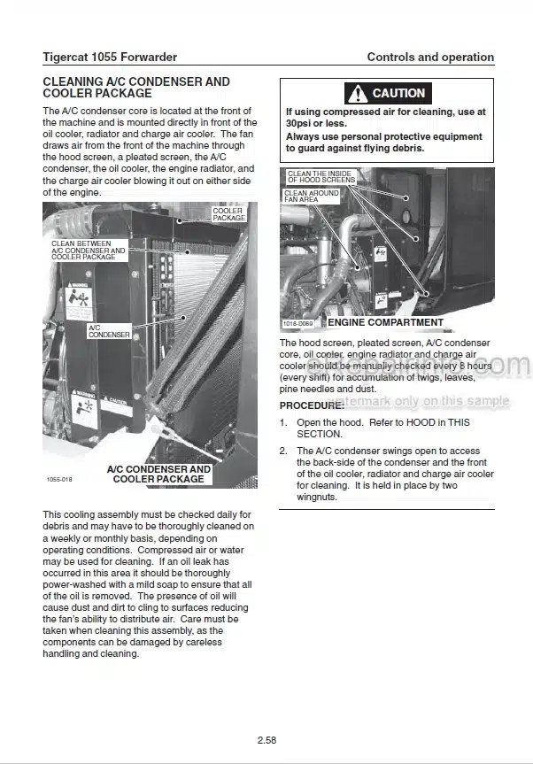 Photo 1 - Tigercat 1055 Operators Manual Forwarder 25900A