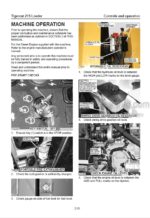 Photo 2 - Tigercat 215 Operators Manual Loader 37622AENG