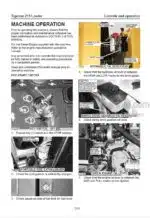 Photo 2 - Tigercat 215 Operators Manual Loader 37622AENG