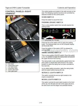Photo 5 - Tigercat 6050 Operators Manual Carbonator 60498AENG