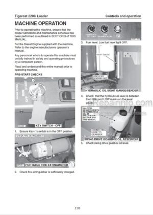 Photo 6 - Tigercat 220 Operators Manual Loader 21318A