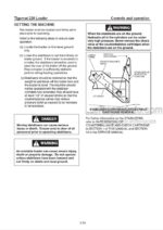 Photo 4 - Tigercat 220 Operators Manual Loader 21318A