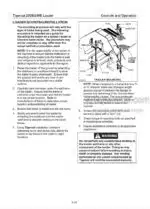 Photo 4 - Tigercat 230B 240B Operators Manual Loader 13040A