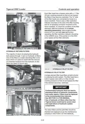 Photo 5 - Tigercat 234 Operators Manual Loader 29466A