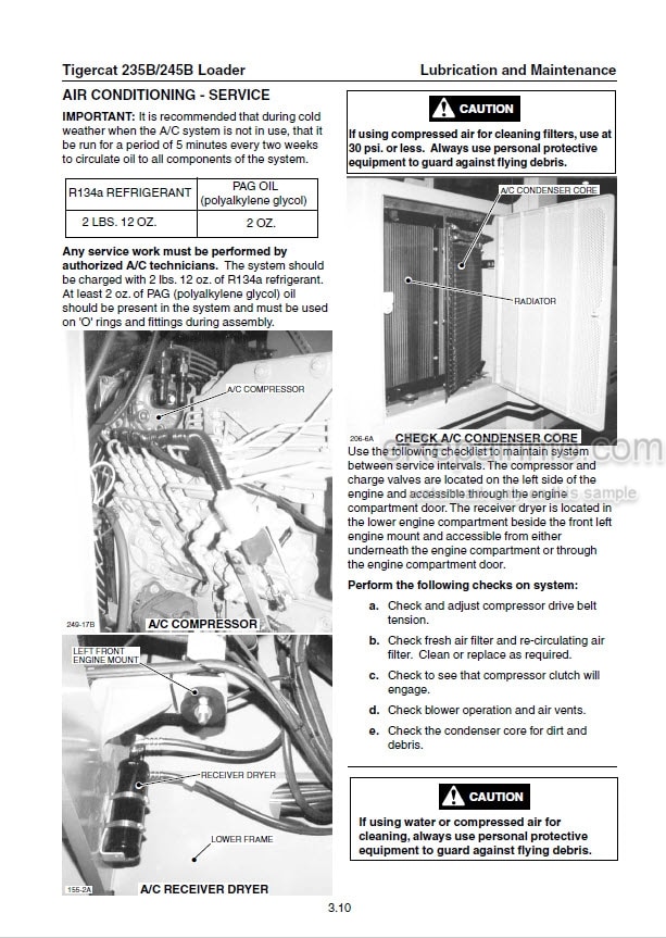 Photo 1 - Tigercat 235B 245B Operators Manual Loader 13050A