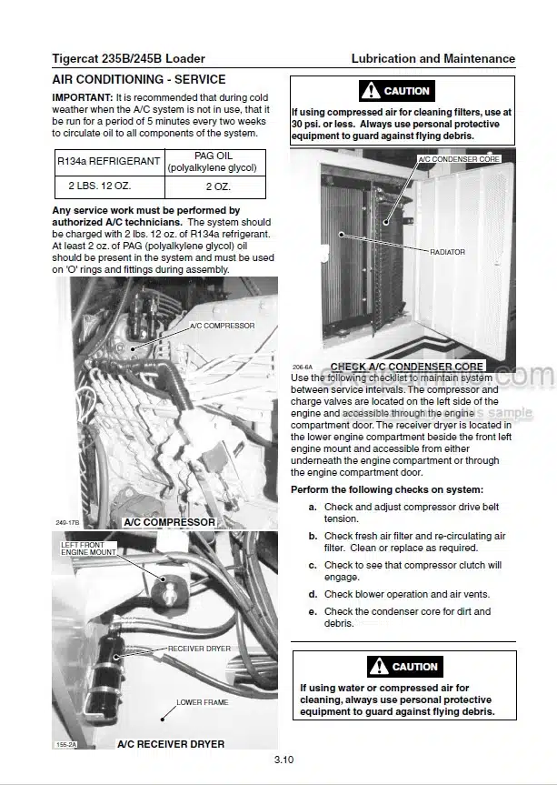 Photo 1 - Tigercat 235B 245B Operators Manual Loader 13050A