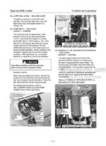 Photo 2 - Tigercat 250B Operators Manual Loader 28638A