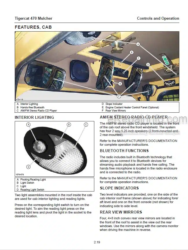 Photo 1 - Tigercat 470 Service Manual Mulcher 44474AENG SN2