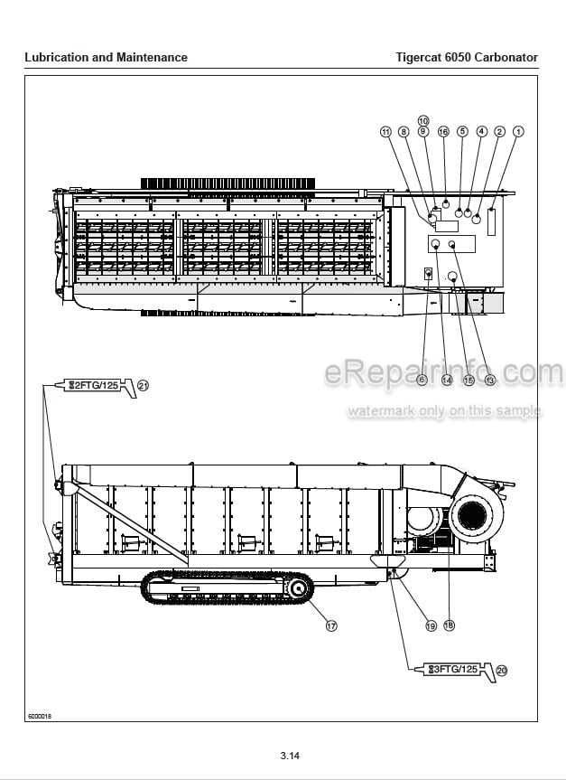 Photo 1 - Tigercat 6050 Operators Manual Carbonator 60498AENG