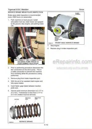 Photo 8 - Tigercat 615C Service Manual Skidder 39922AENG