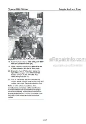 Photo 6 - Tigercat 620C Service Manual Skidder 23824A