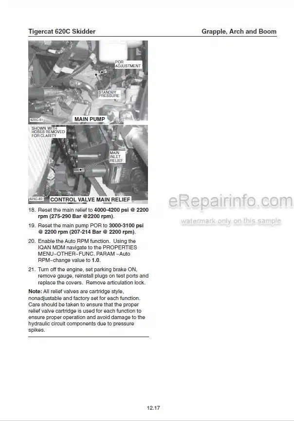 Photo 1 - Tigercat 620C Service Manual Skidder 23824A