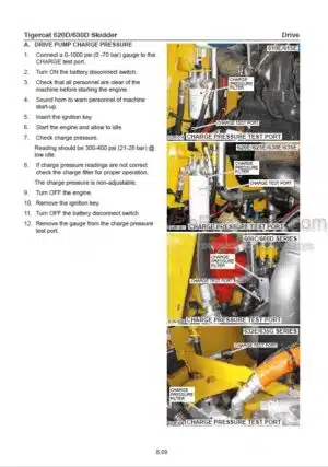 Photo 5 - Tigercat 620D 630D Service Manual Skidder 35006A