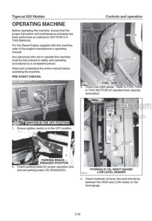 Photo 4 - Tigercat 620 Operators Manual Skidder 11581A