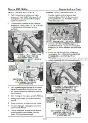 Photo 11 - Tigercat 630C Service Manual Skidder 21322A