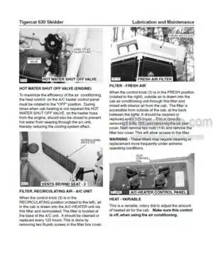 Photo 1 - Tigercat 630 Service Manual Skidder 6701A