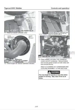 Photo 4 - Tigercat 635C Operators Manual Skidder 25729A