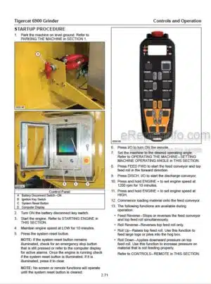 Photo 5 - Tigercat AC16 Operators Manual Articulating Carrier 38748AENG